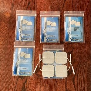 5 packets of Electrodes for TENS UNIT 2x2 inches in size 4 in each packet =20